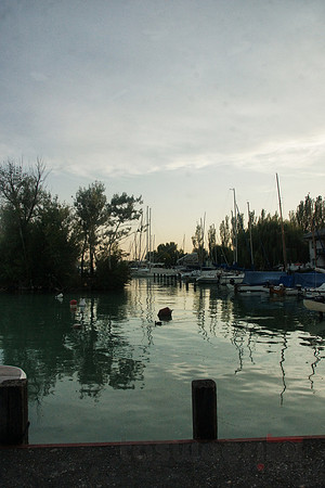 A Boat Dock in Lake Balaton