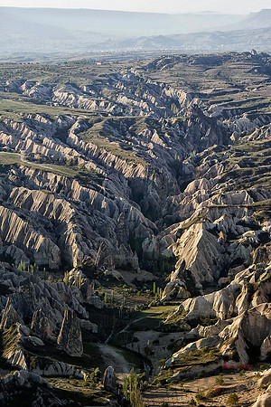 A Valley in Cappadocia from Above