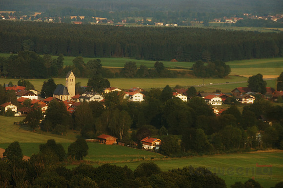 Bavarian Town from Above