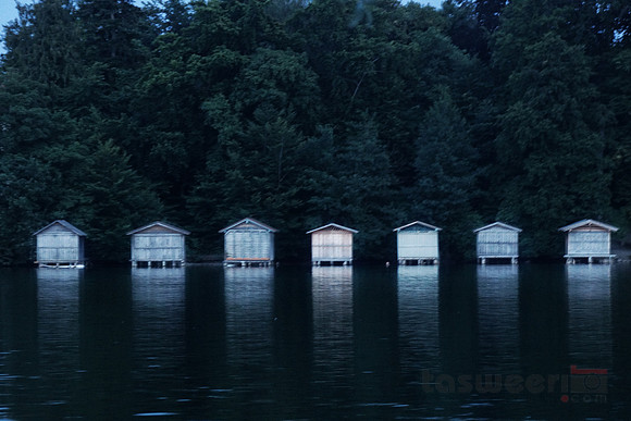 Cabins on the lake