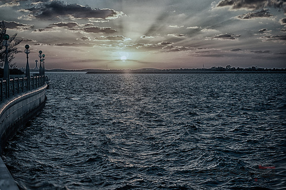 Sunset on the Arabian Gulf