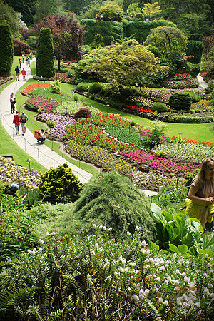 Butchart Gardens - a Tilted Landdscape